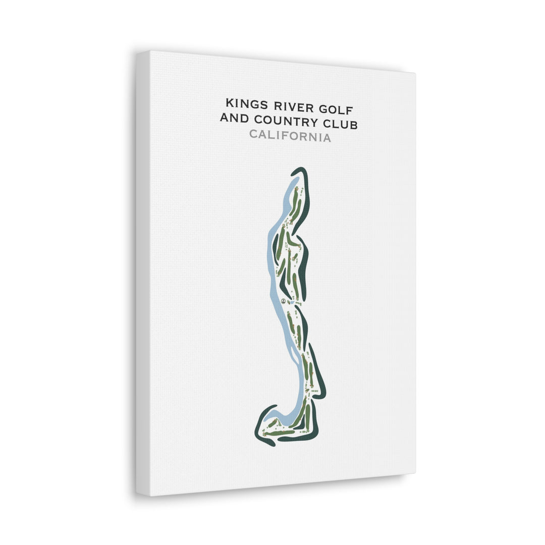 Kings River Golf & Country Club, California - Printed Golf Courses