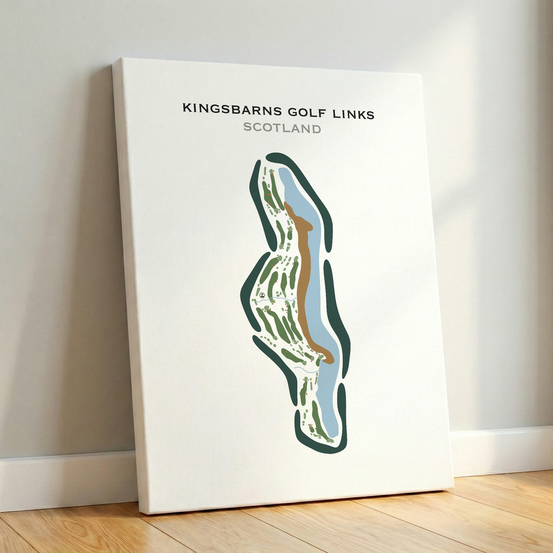 Kingsbarns Golf Links, Scotland - Printed Golf Courses