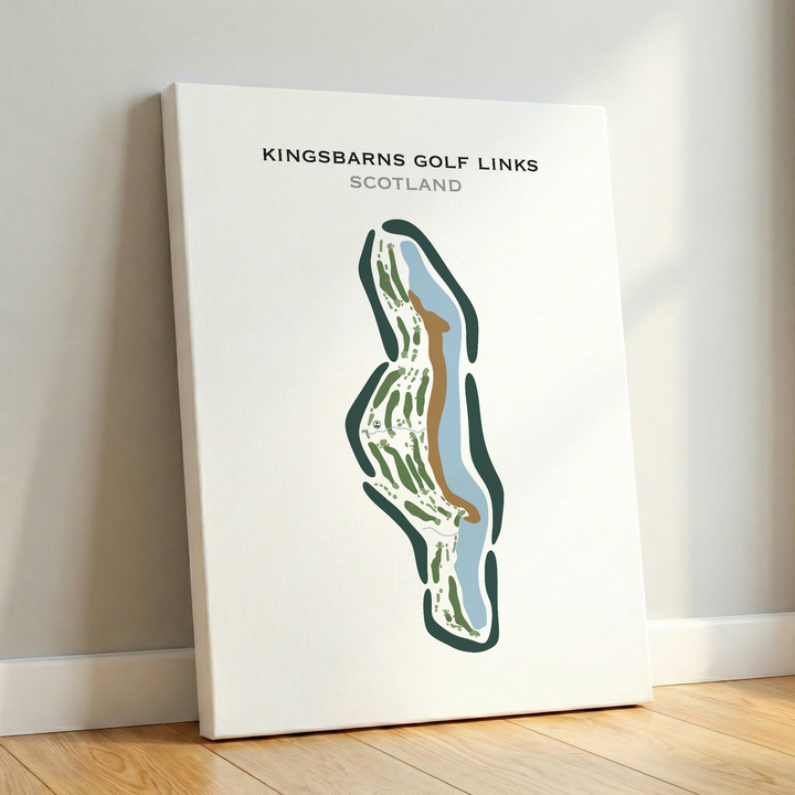Kingsbarns Golf Links, Scotland - Printed Golf Courses