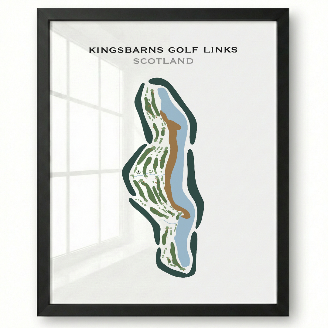 Kingsbarns Golf Links, Scotland - Printed Golf Courses