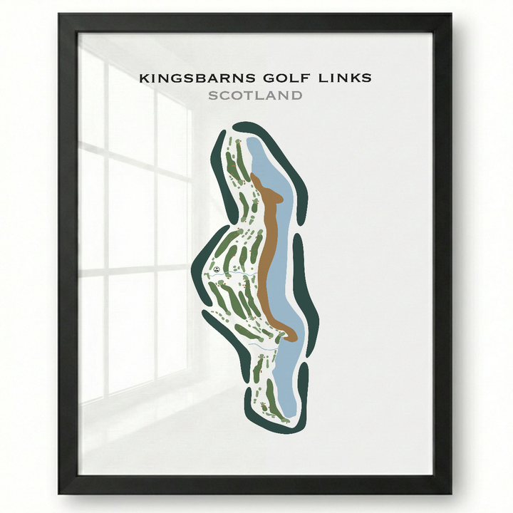 Kingsbarns Golf Links, Scotland - Printed Golf Courses