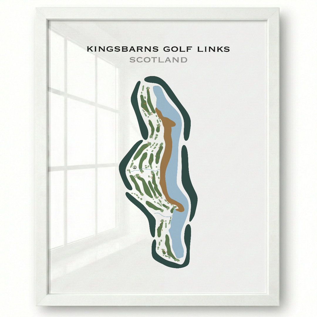 Kingsbarns Golf Links, Scotland - Printed Golf Courses