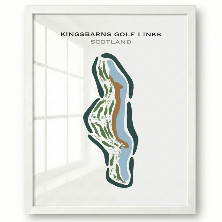 Kingsbarns Golf Links, Scotland - Printed Golf Courses
