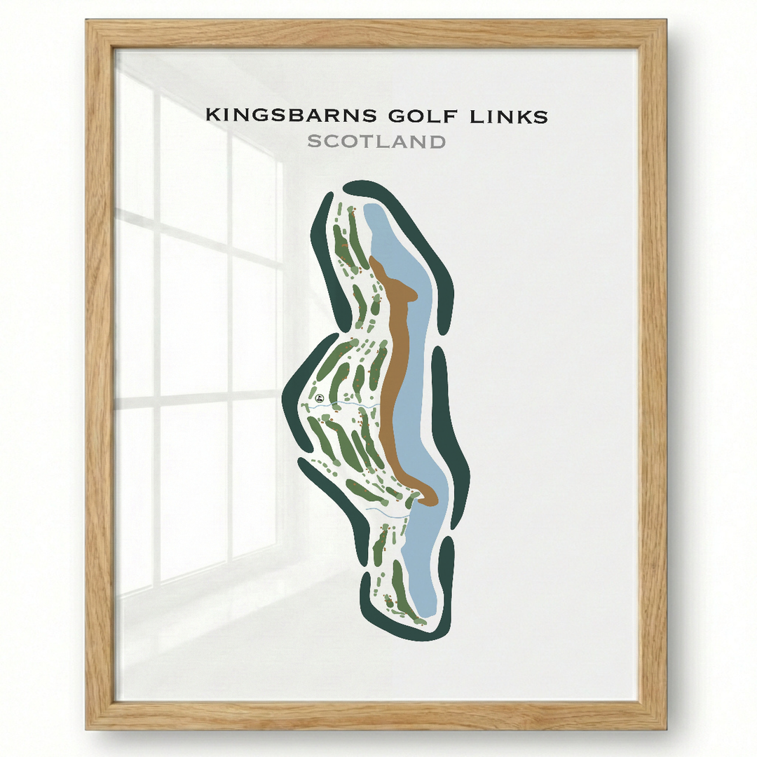 Kingsbarns Golf Links, Scotland - Printed Golf Courses
