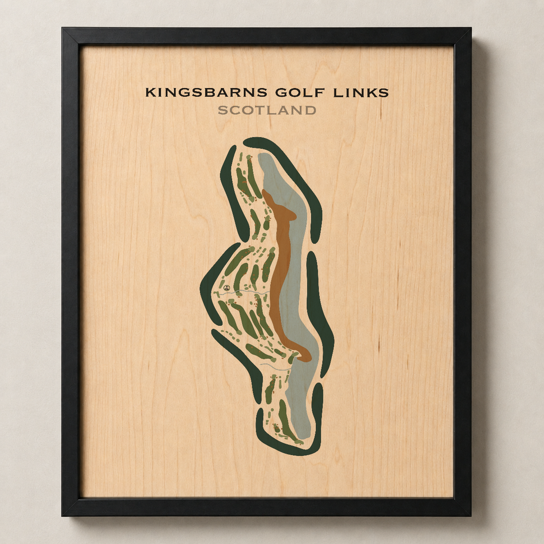 Kingsbarns Golf Links, Scotland - Printed Golf Courses