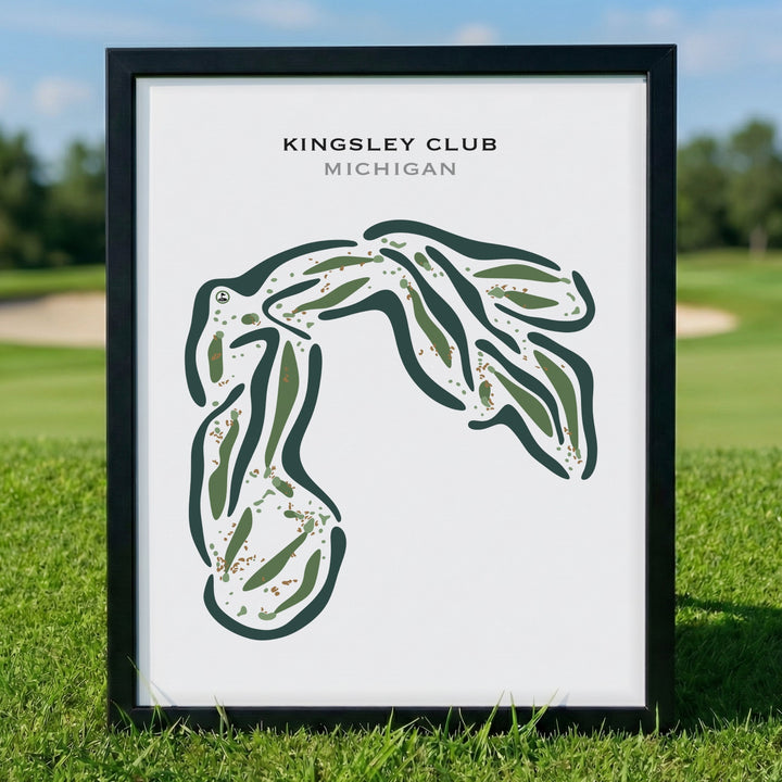 Kingsley Club, Michigan - Printed Golf Courses