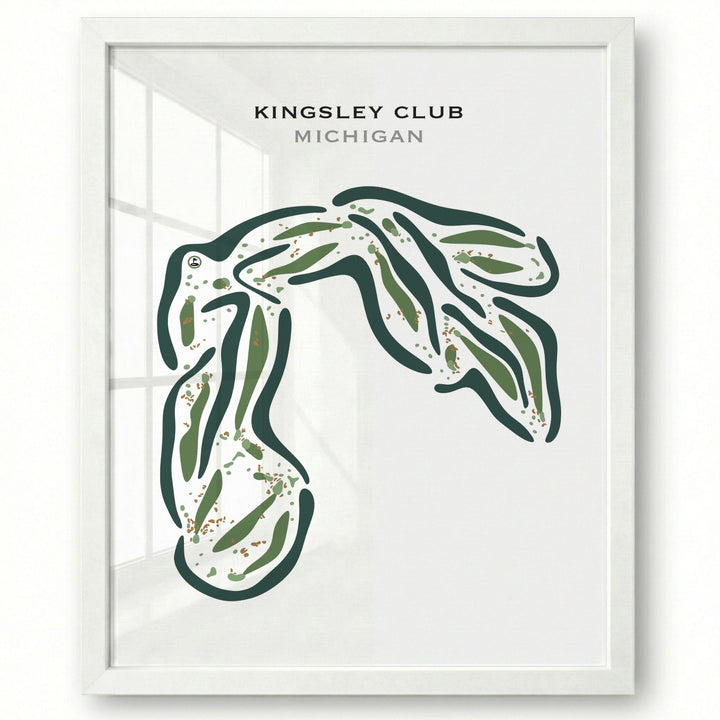 Kingsley Club, Michigan - Printed Golf Courses