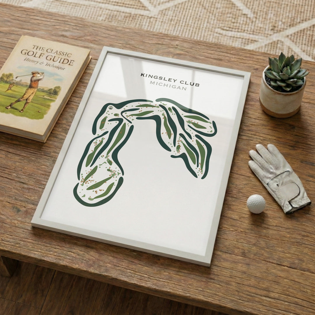 Kingsley Club, Michigan - Printed Golf Courses