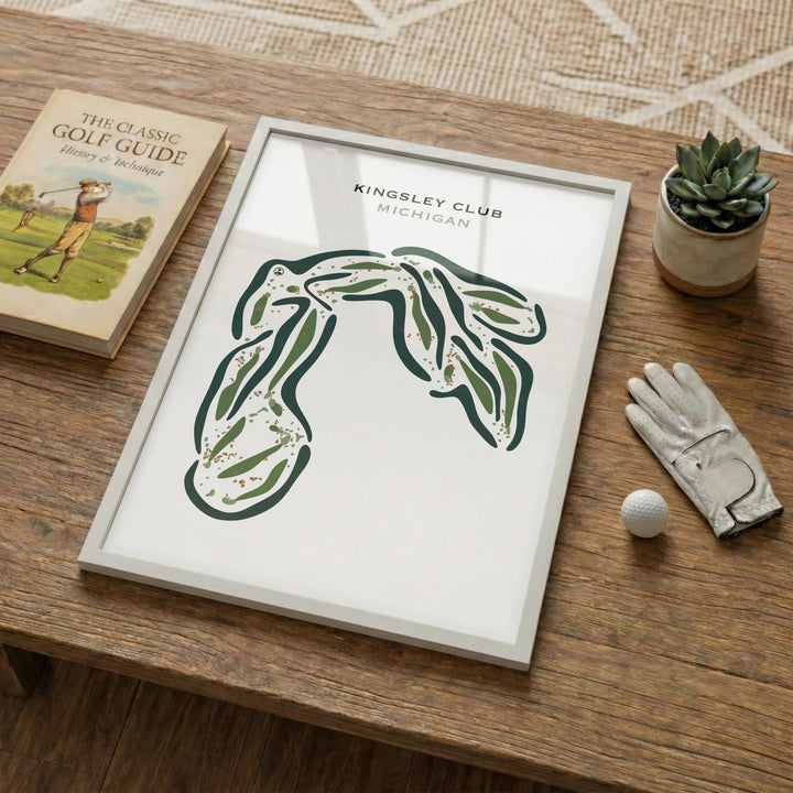 Kingsley Club, Michigan - Printed Golf Courses