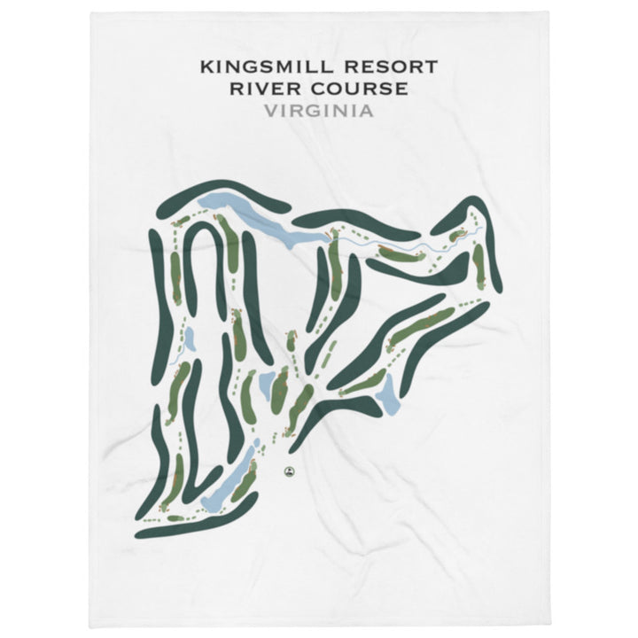Kingsmill Resort, River Course , Virginia - Printed Golf Course