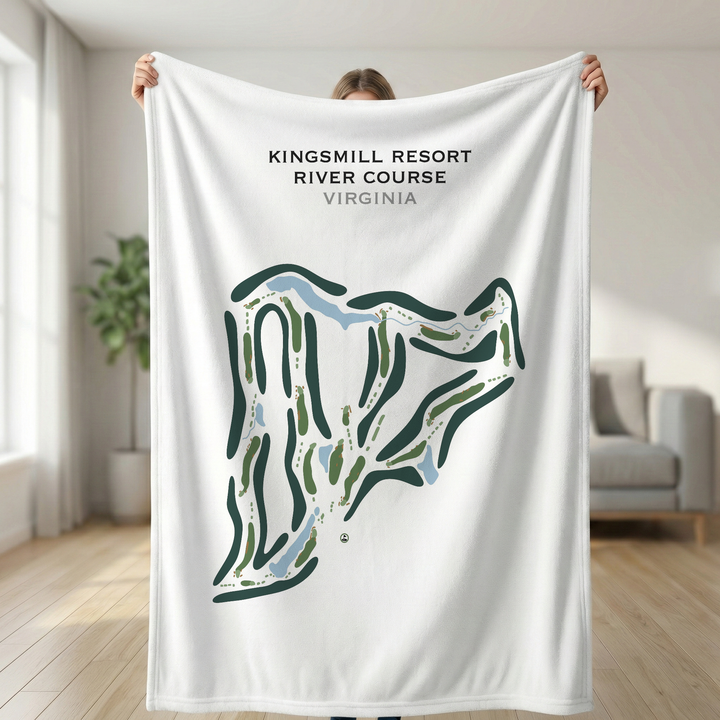 Kingsmill Resort, River Course, Virginia - Printed Golf Course