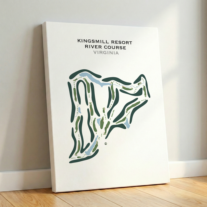 Kingsmill Resort, River Course, Virginia - Printed Golf Course