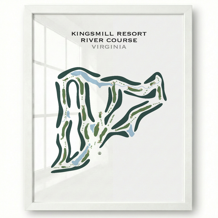 Kingsmill Resort, River Course, Virginia - Printed Golf Course