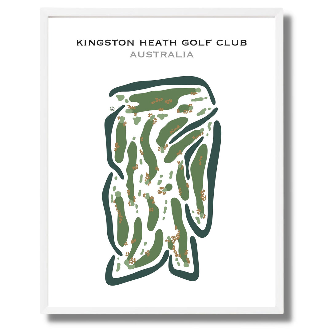 Kingston Heath Golf Club, Australia - Printed Golf Courses