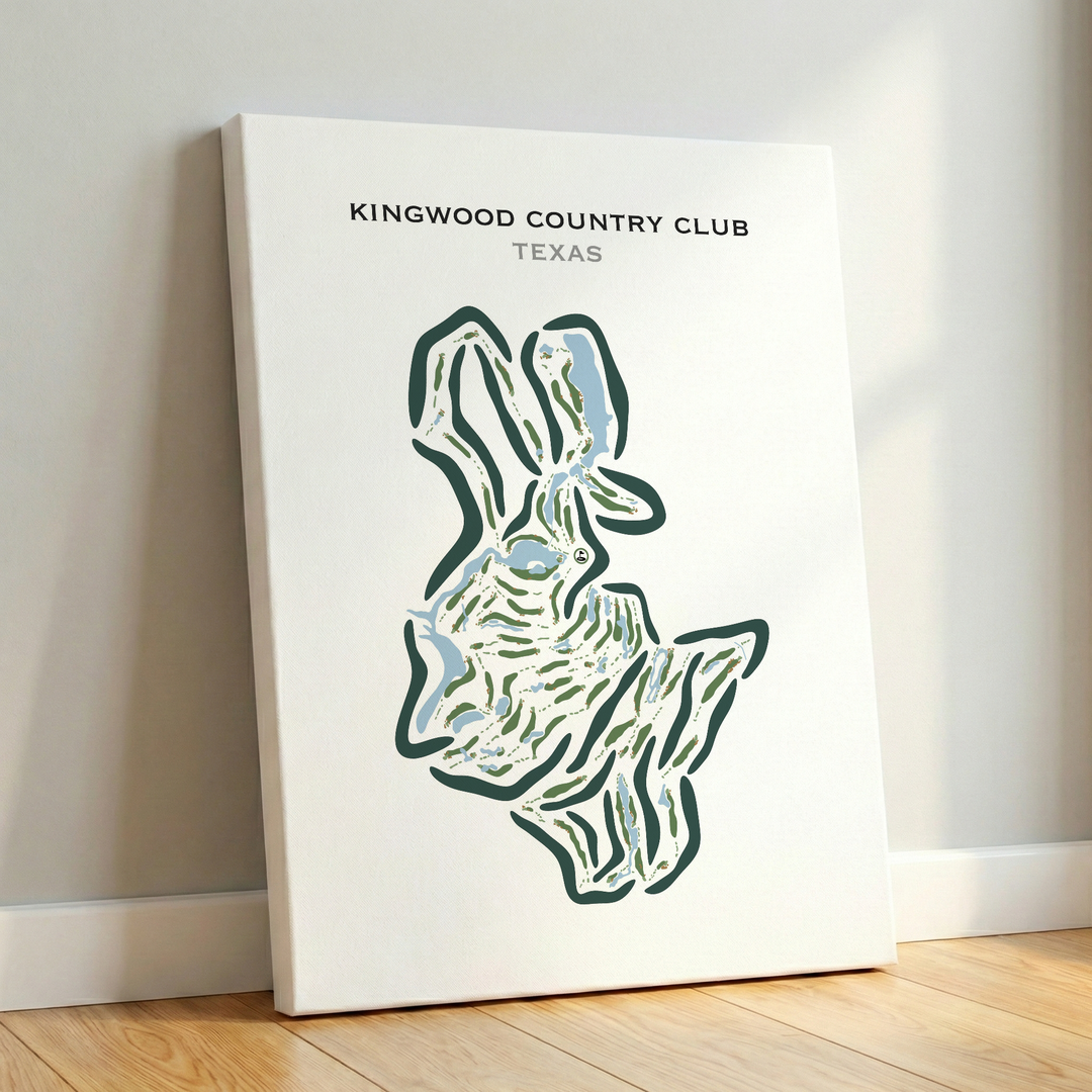 Kingwood Country Club, Texas - Printed Golf Courses