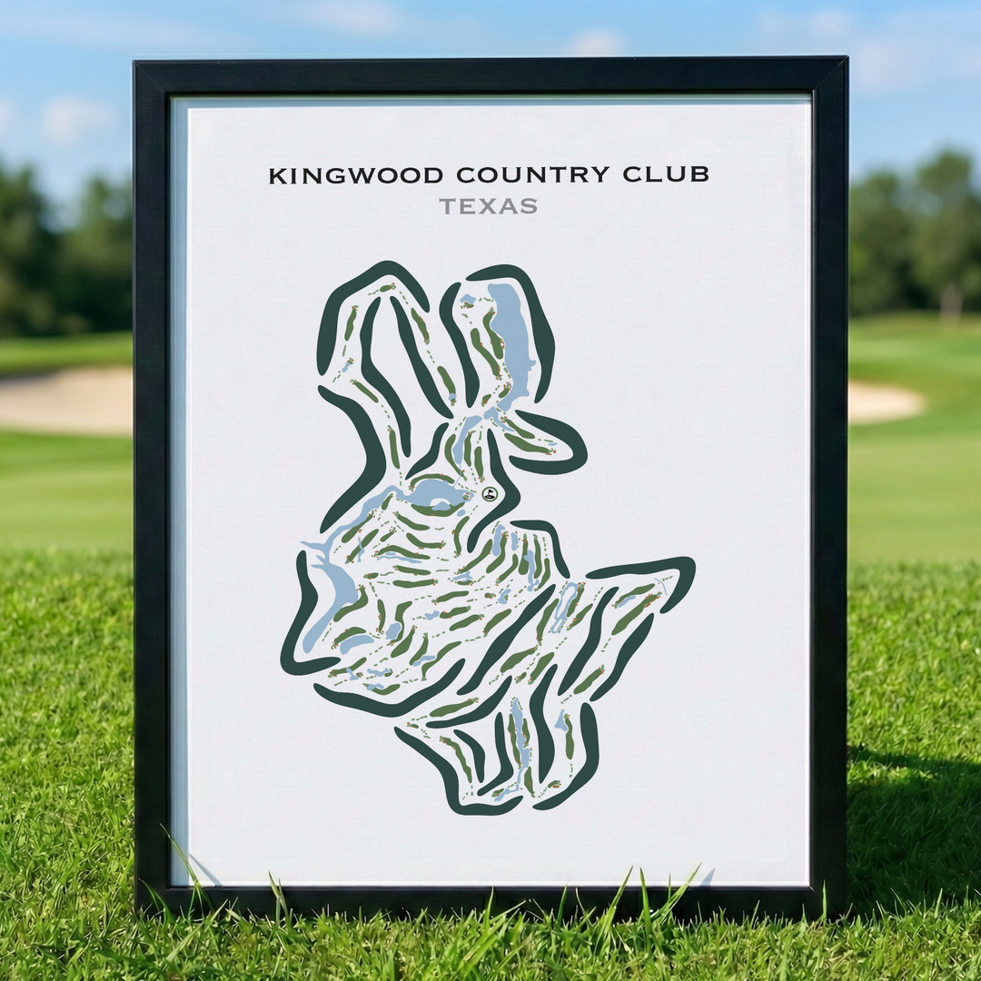 Kingwood Country Club, Texas - Printed Golf Courses