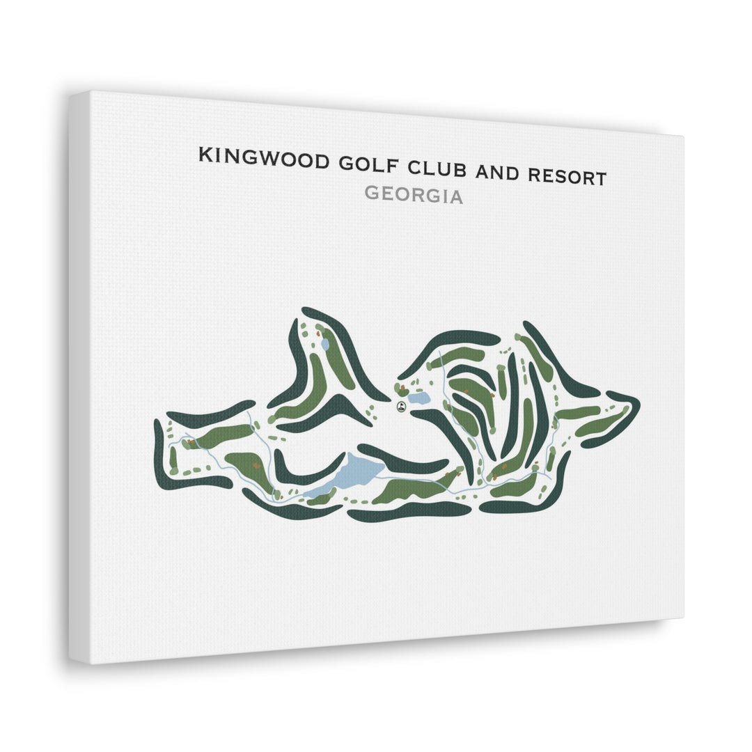 Kingwood Golf Club & Resort, Georgia - Printed Golf Course