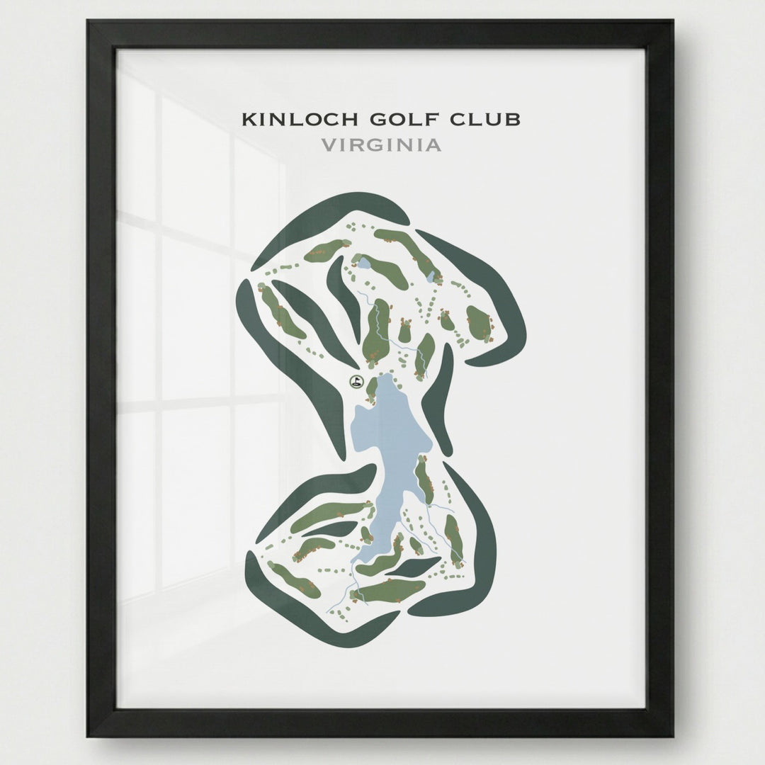 Kinloch Golf Club, Virginia - Printed Golf Courses