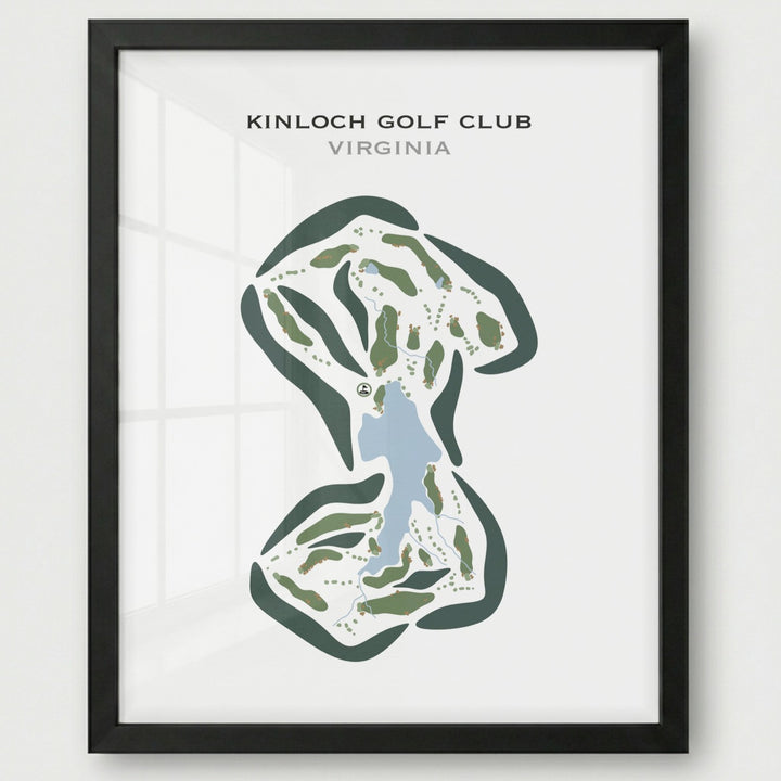 Kinloch Golf Club, Virginia - Printed Golf Courses