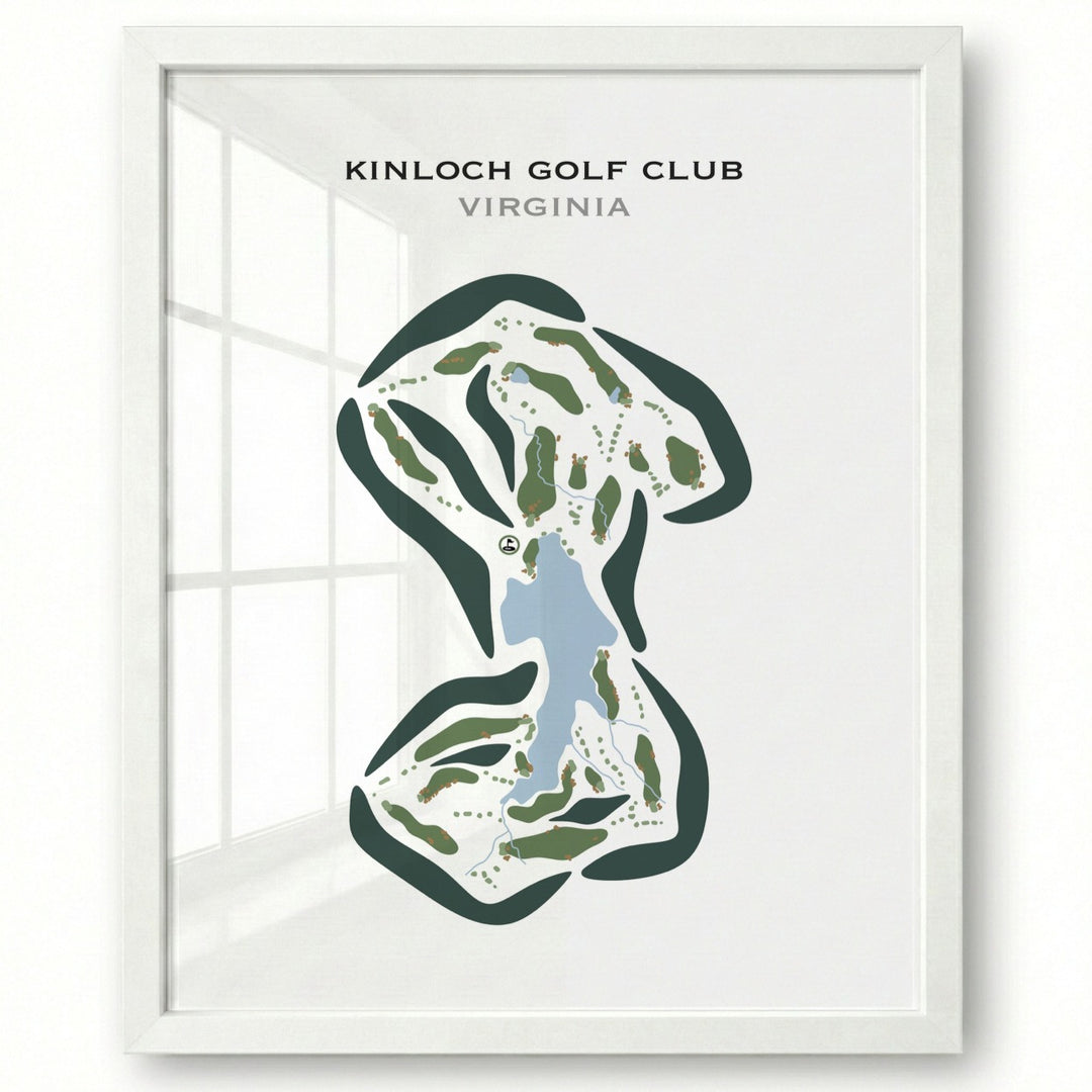 Kinloch Golf Club, Virginia - Printed Golf Courses
