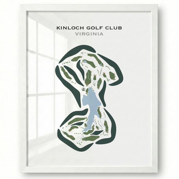 Kinloch Golf Club, Virginia - Printed Golf Courses