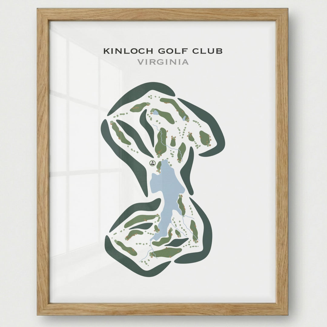 Kinloch Golf Club, Virginia - Printed Golf Courses