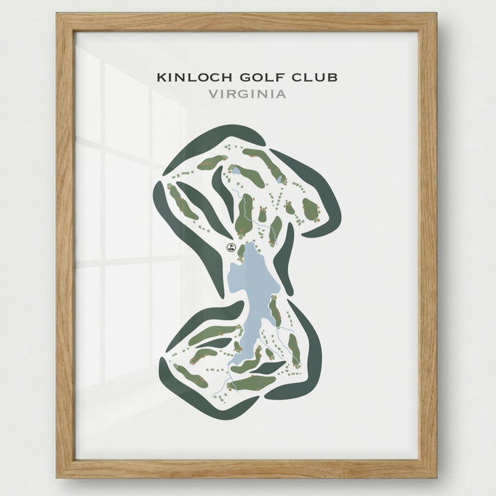 Kinloch Golf Club, Virginia - Printed Golf Courses
