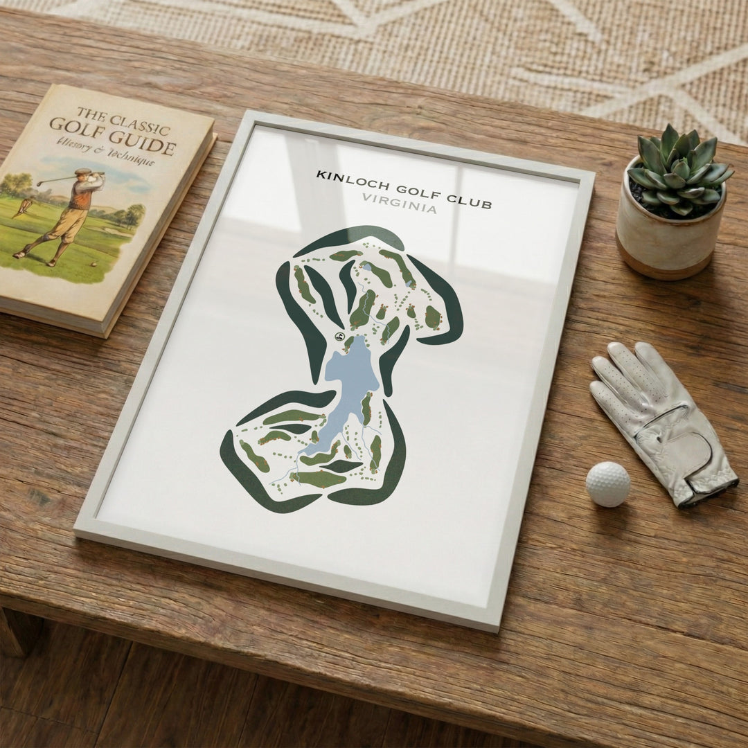 Kinloch Golf Club, Virginia - Printed Golf Courses