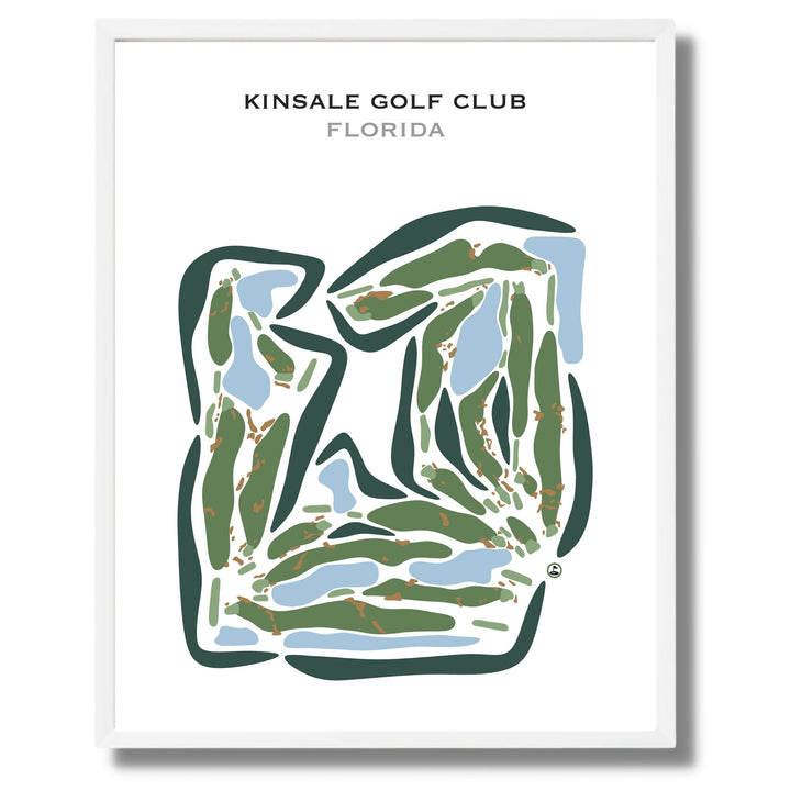 Kinsale Golf Club, Florida - Printed Golf Courses