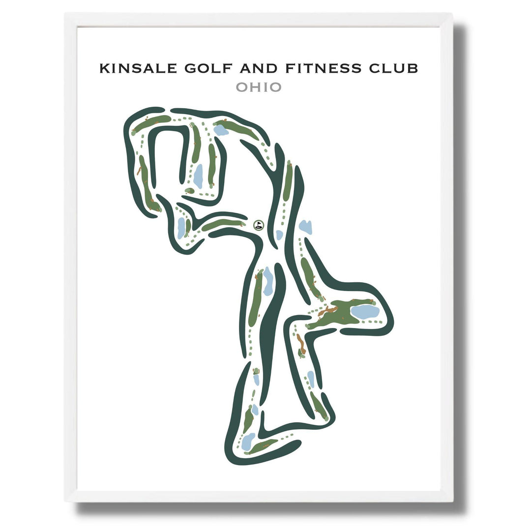 Kinsale Golf and Fitness, Ohio - Printed Golf Courses - Golf Course Prints