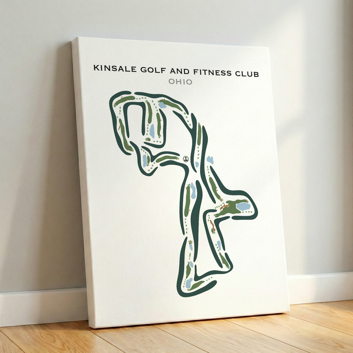Kinsale Golf and Fitness, Ohio - Printed Golf Courses
