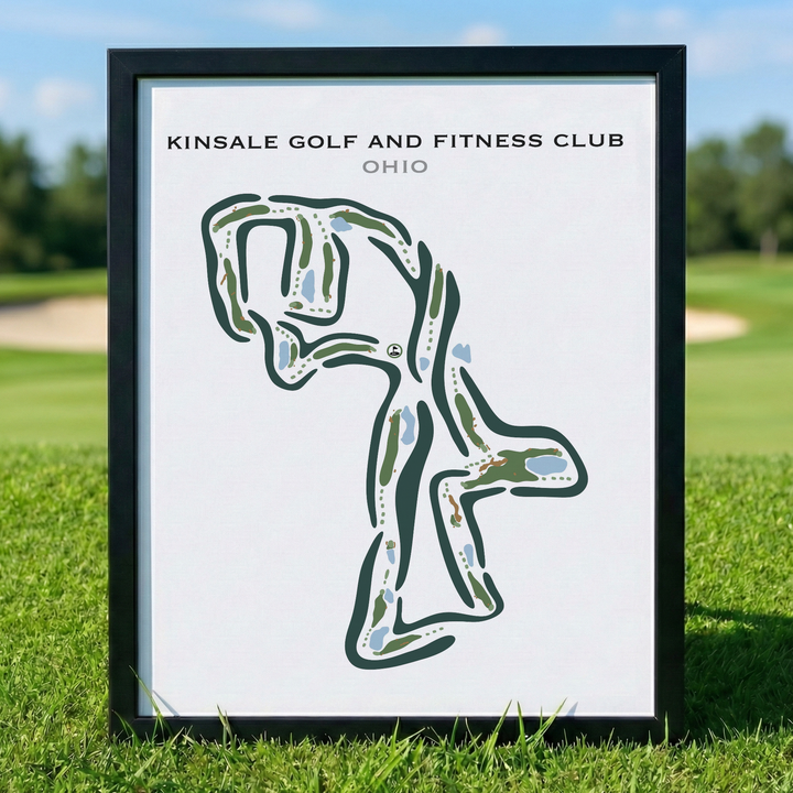 Kinsale Golf and Fitness, Ohio - Printed Golf Courses