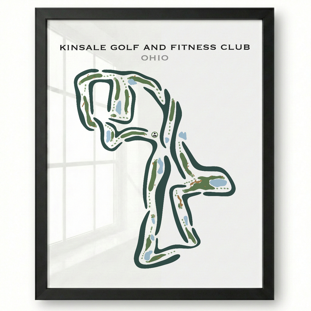 Kinsale Golf and Fitness, Ohio - Printed Golf Courses