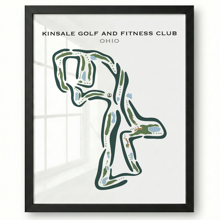 Kinsale Golf and Fitness, Ohio - Printed Golf Courses