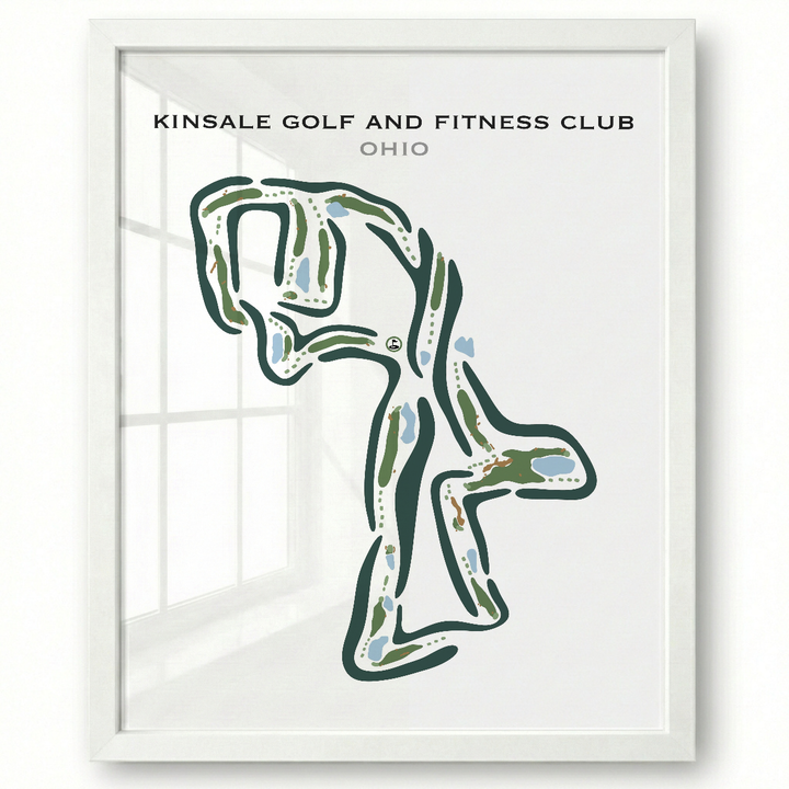 Kinsale Golf and Fitness, Ohio - Printed Golf Courses