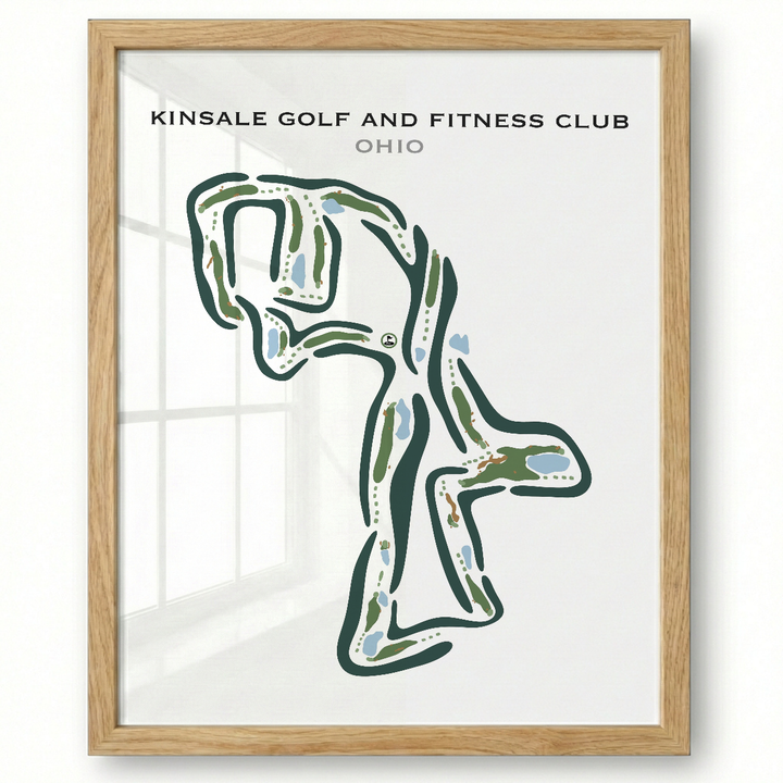 Kinsale Golf and Fitness, Ohio - Printed Golf Courses