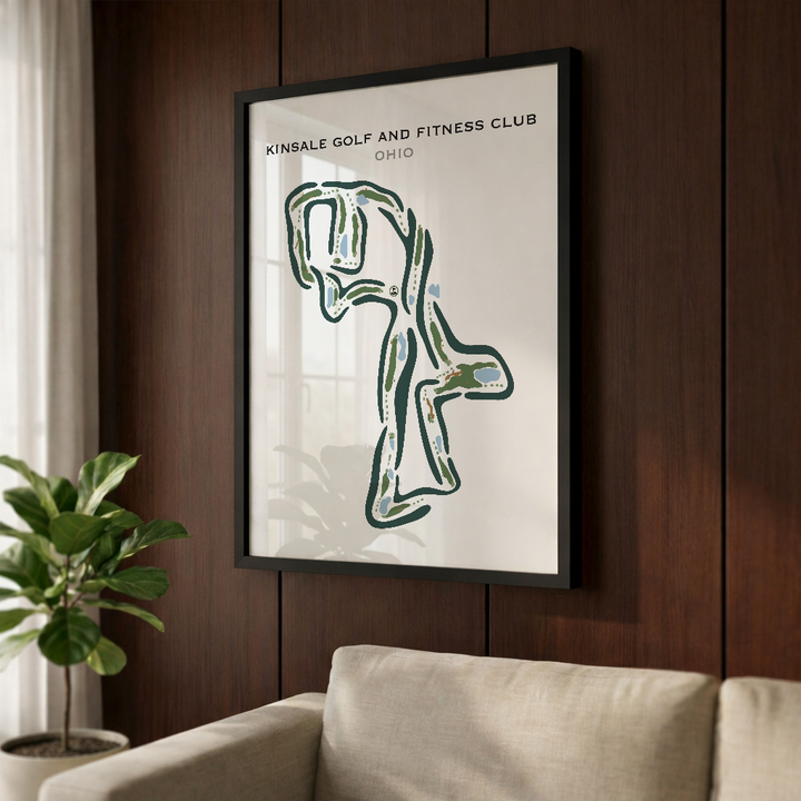 Kinsale Golf and Fitness, Ohio - Printed Golf Courses