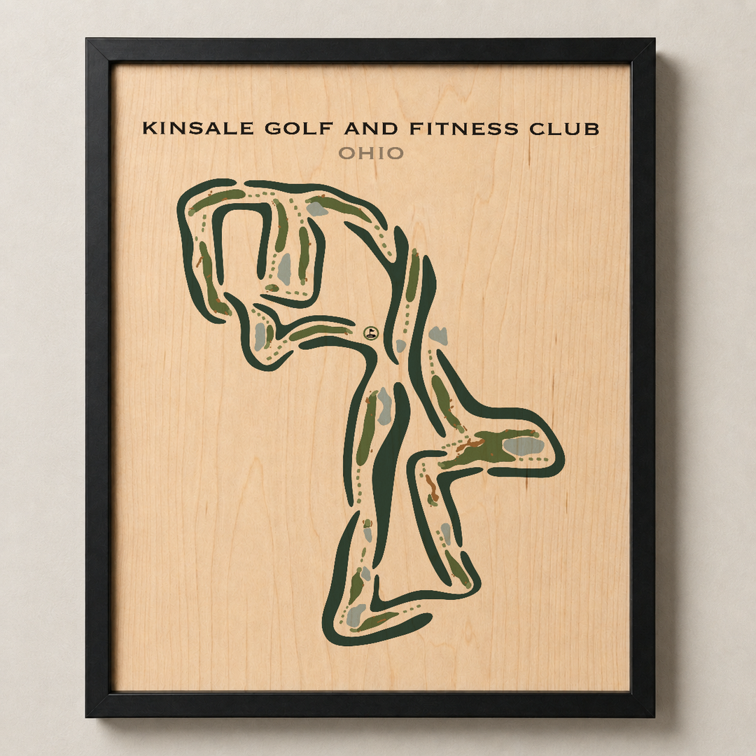 Kinsale Golf and Fitness, Ohio - Printed Golf Courses