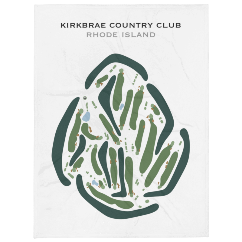 Kirkbrae Country Club, Rhode Island - Printed Golf Courses