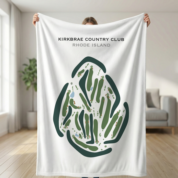 Kirkbrae Country Club, Rhode Island - Printed Golf Course