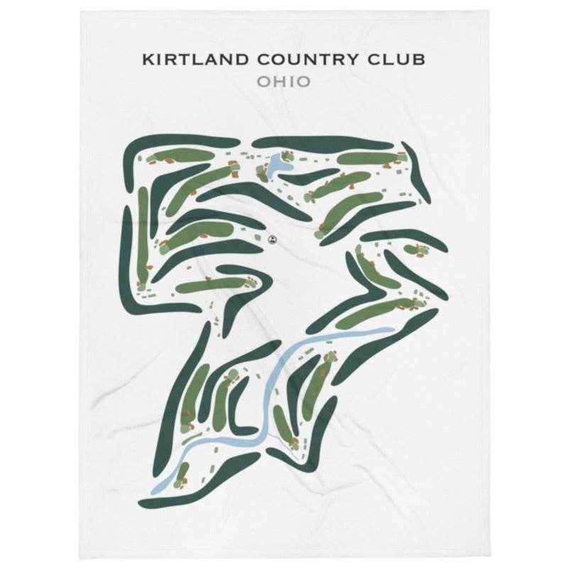 Kirtland Country Club, Ohio - Printed Golf Course