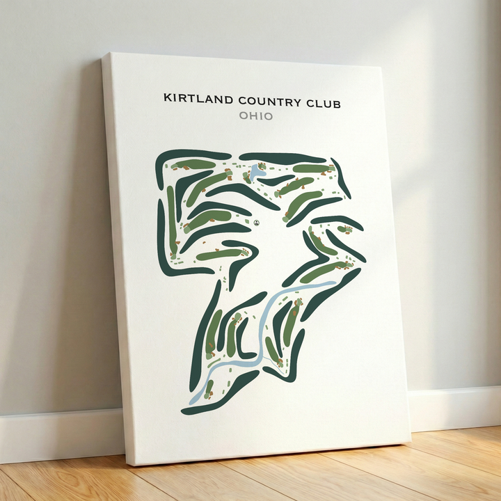Kirtland Country Club, Ohio - Printed Golf Course