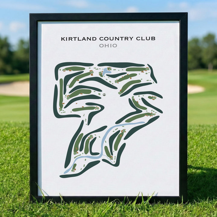 Kirtland Country Club, Ohio - Printed Golf Course