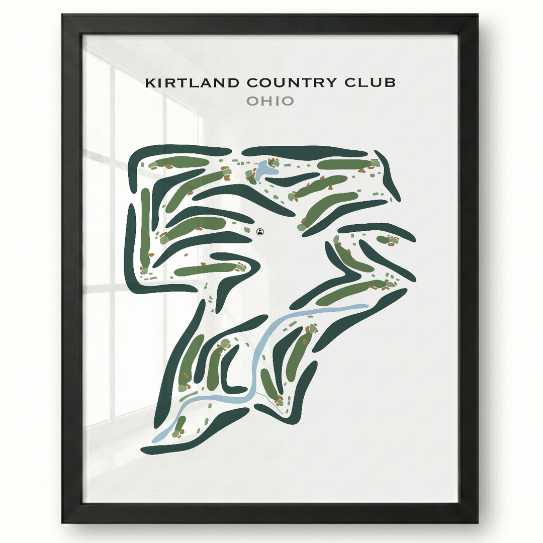 Kirtland Country Club, Ohio - Printed Golf Course