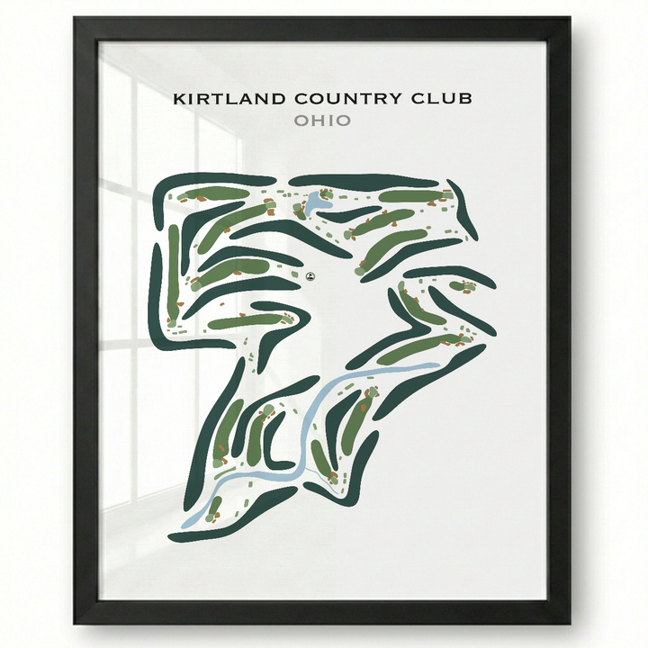 Kirtland Country Club, Ohio - Printed Golf Course