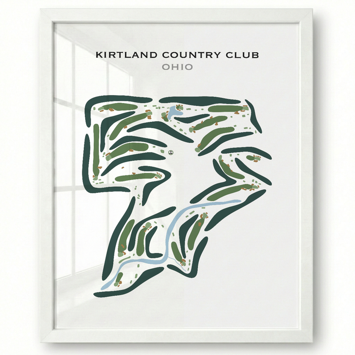 Kirtland Country Club, Ohio - Printed Golf Course