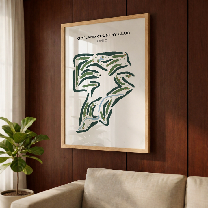 Kirtland Country Club, Ohio - Printed Golf Course
