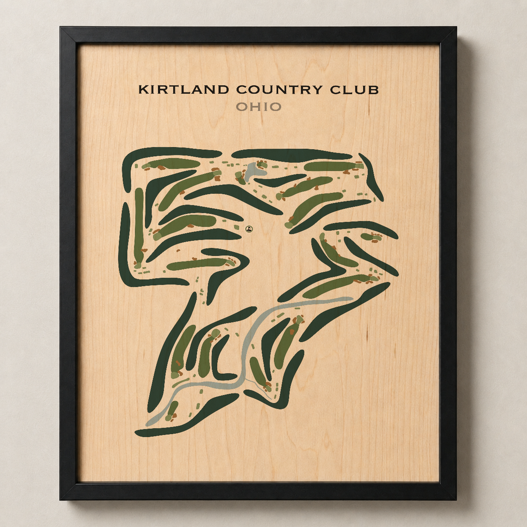 Kirtland Country Club, Ohio - Printed Golf Course