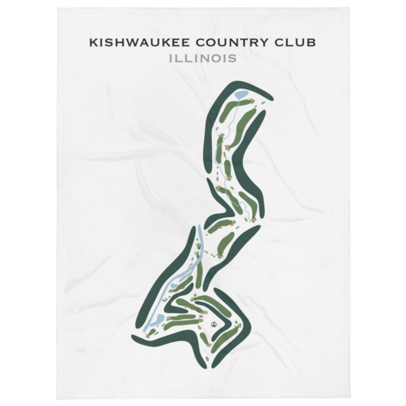 Kishwaukee Country Club, Illinois - Printed Golf Course