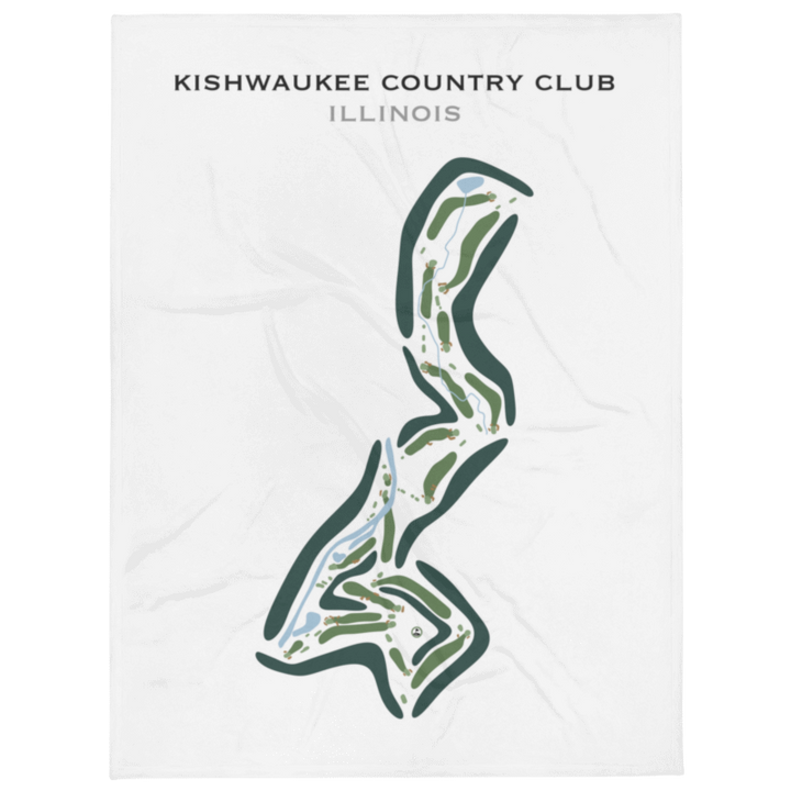 Kishwaukee Country Club, Illinois - Printed Golf Course